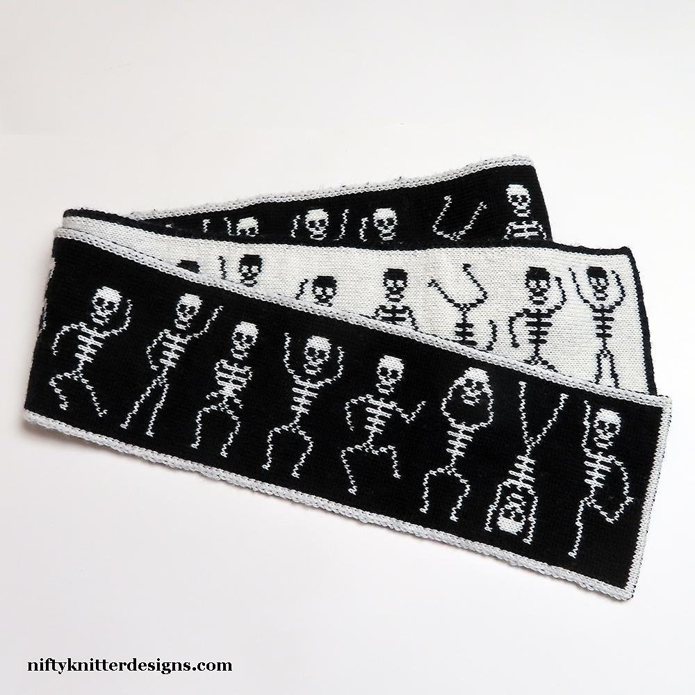 Spooky Scary Skeleton Scarf