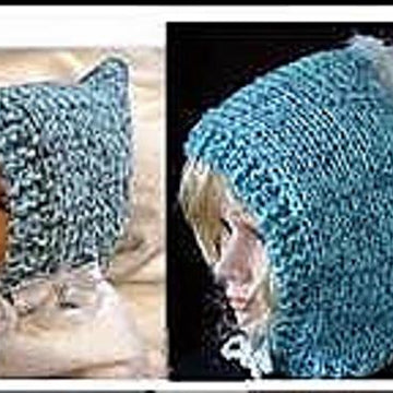 614 KNITTED HOOD, baby to adult