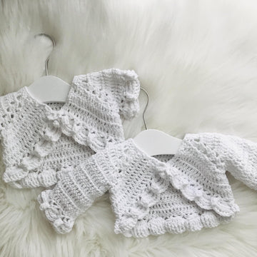 Magnolia Baby Cardigan Bolero Shrug Pattern N 426