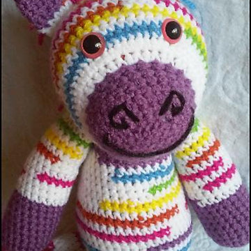 Riley the Rainbow Zebra