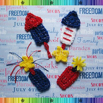 Fireworks Applique Pattern