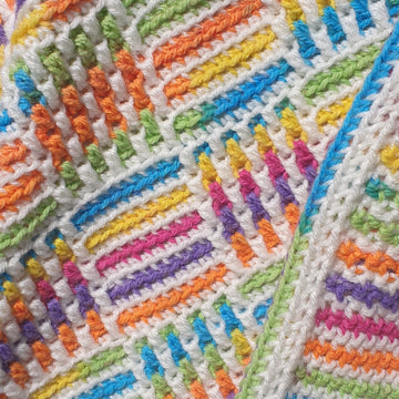 Square Galore – Mosaic Crochet Blanket Pattern