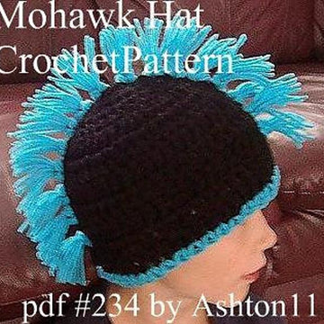 234- mohawk hat