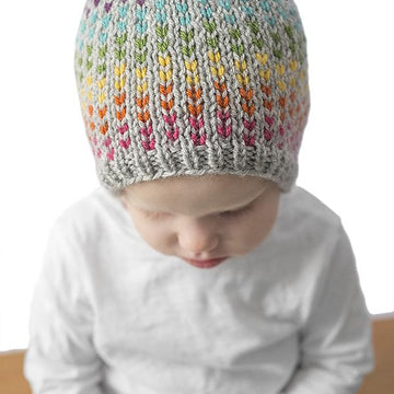 Rainbow Dots Hat