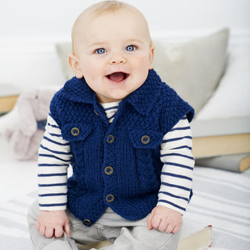 Cardigan and Waistcoat in Stylecraft Wondersoft DK - 9387 - Downloadable PDF