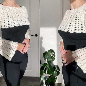 Sleeves Crop Top "Berber"