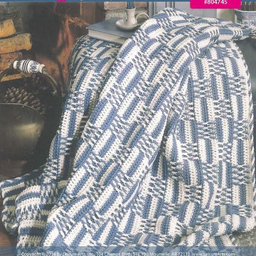 Blue & White Checkerboard