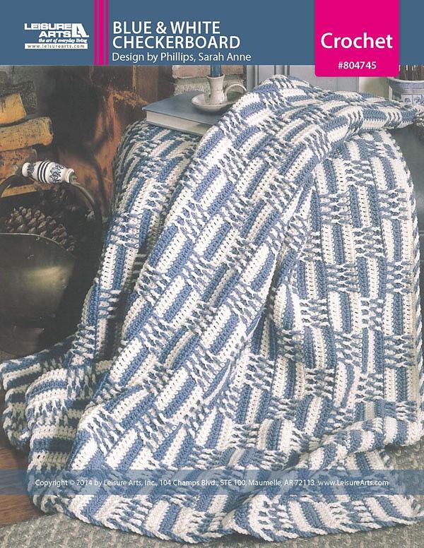 Blue & White Checkerboard