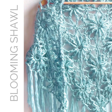 Blooming Shawl Crochet Pattern