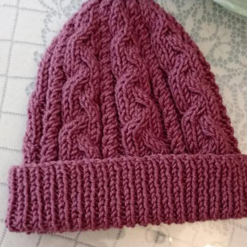 Easy Cable n Twist Chunky Hat Womens Mens