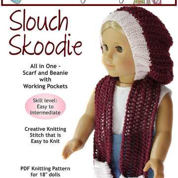 Slouch Skoodie for 18 inch Doll