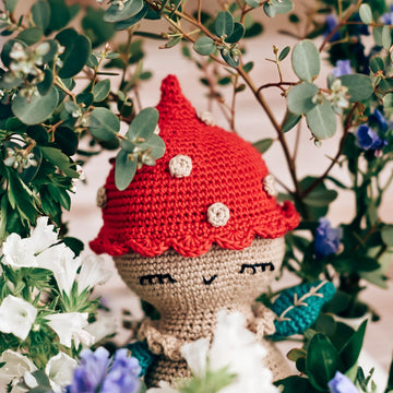 Crochet pattern Pilz the mushroom