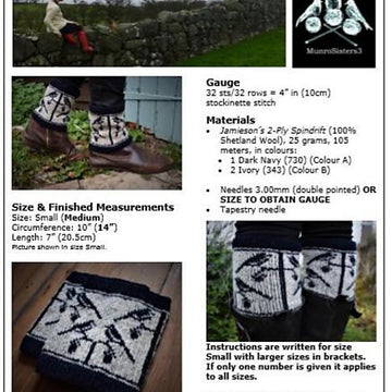 Birds Boot Cuffs