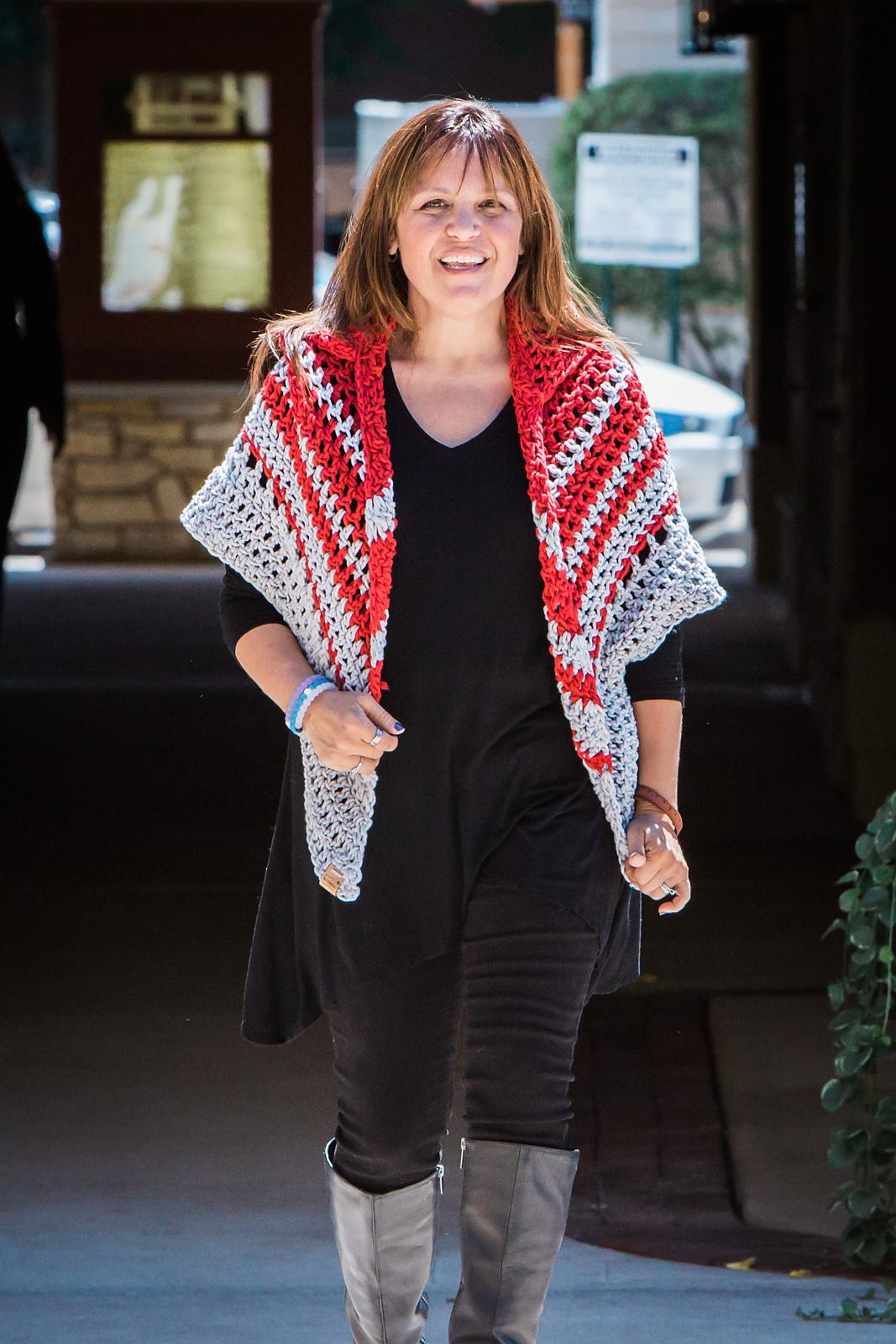 Woodward Hoodie Shawl