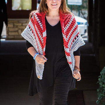 Woodward Hoodie Shawl