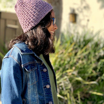 Burlap Weave Hat