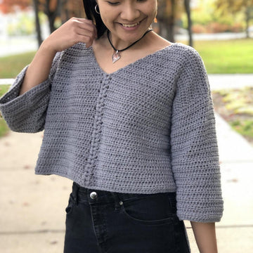 Crop top sweater
