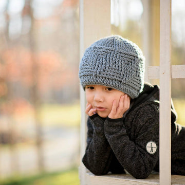 Textured Chevron Beanie