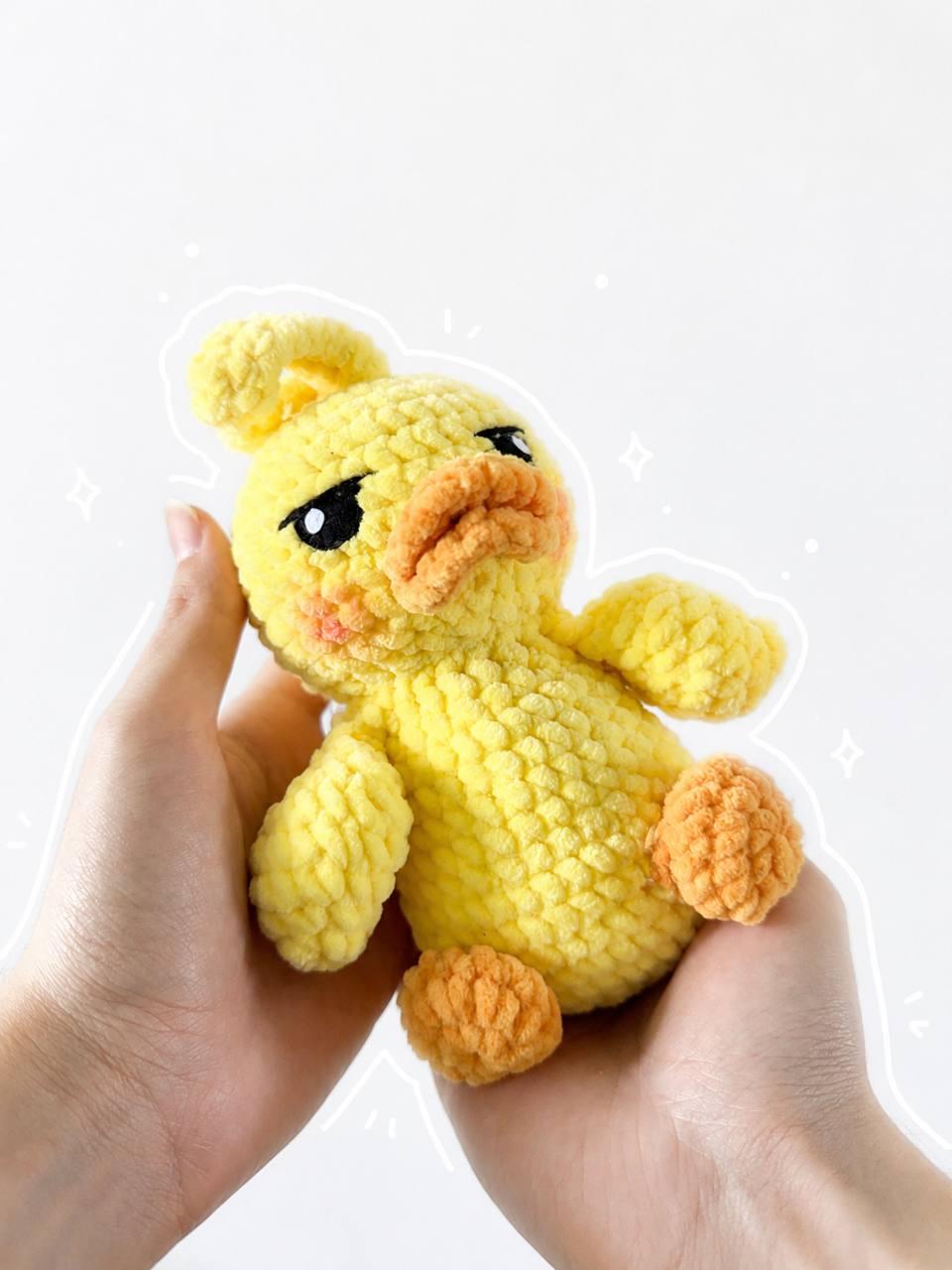 Moody Duckling Amigurumi, Crochet Pattern