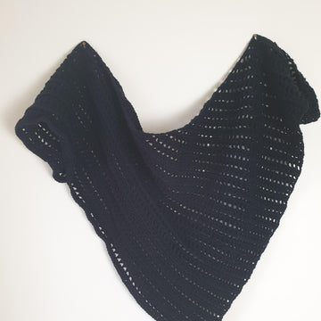 Dark Rose shawl