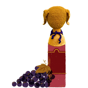 Golden Retriever Bottle Topper Pattern