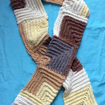 Mitered Square Scarf