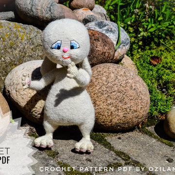 Snowball bunny rabbit toy
