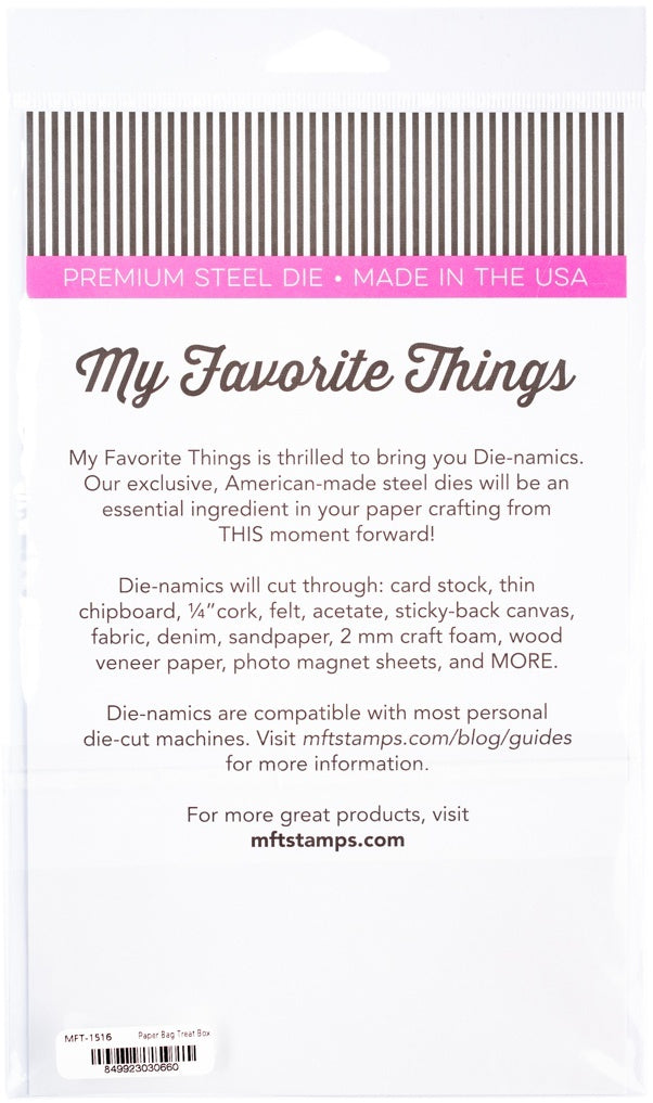 My Favorite Things Die-namics Die - Paper Bag Treat Box