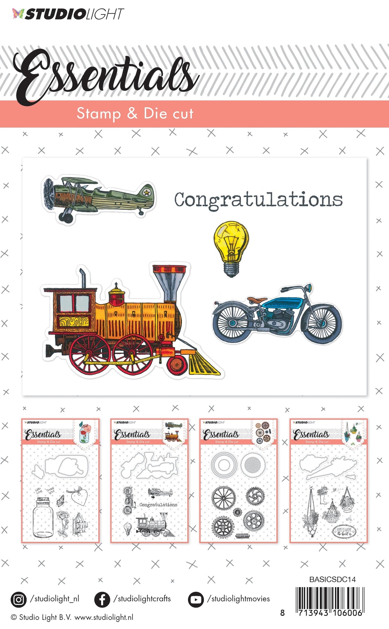 Studio Light Essentials Stamp & Die Set - 546187