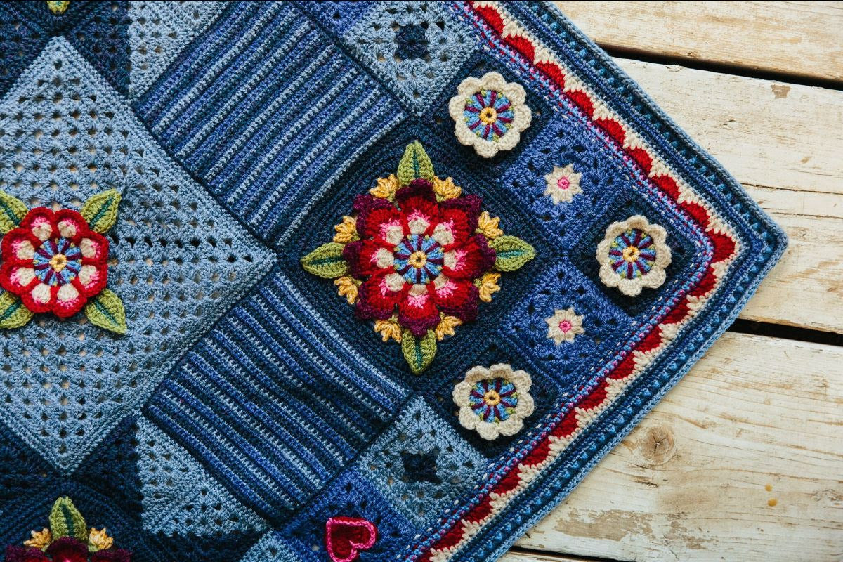 Stylecraft Indigo Dreams Crochet Along by Jane Crowfoot