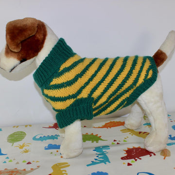 Dog Swirl Stripe Sweater Circular