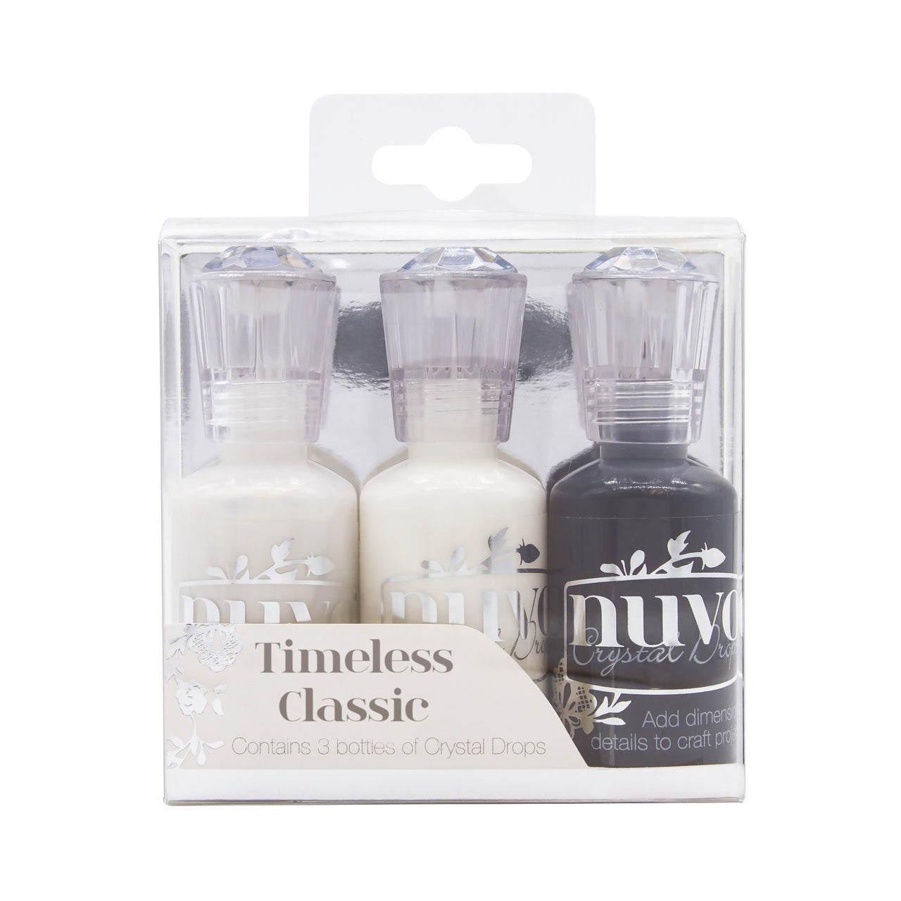 Tonic Studios Nuvo Crystal Drops 3/Pkg - Timeless Classic