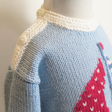 Sailing Boat Sweater for Babies and Toddlers