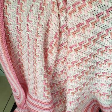 Pretty in Pink Baby Blanket (UK)