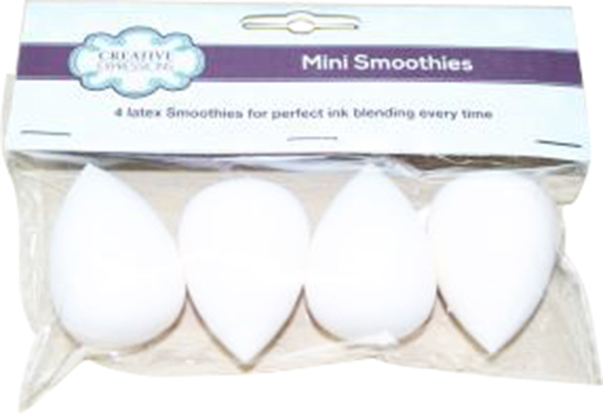 Creative Expressions Latex Mini Smoothies 4/Pkg - 1.75" Long X 1.2" Wide