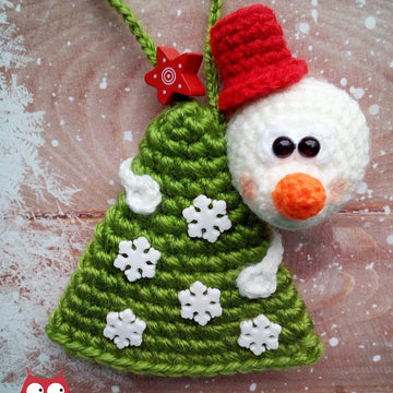 281 Snowman on a Christmas Tree