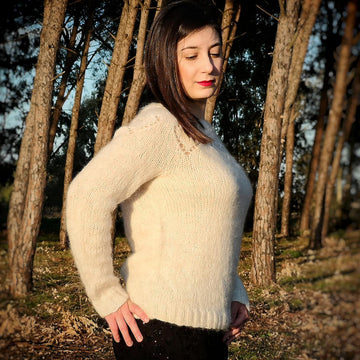 Fluffy Hearts Sweater