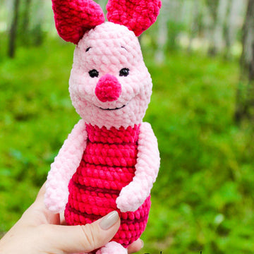 Piglet + balloons pattern (PDF + 5 videos)  Winnie the Pooh