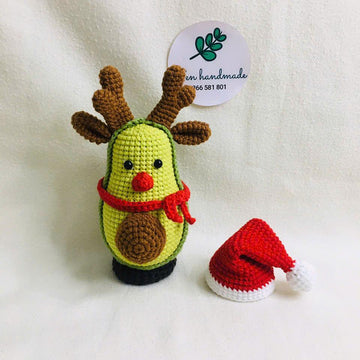 Reindeer Cado- Crochet pattern - PDF file -English