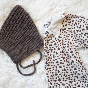 Grayson baby bonnet