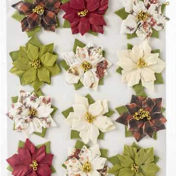 Prima Marketing Mulberry Paper Flowers - Wonderland/Christmas In The Country
