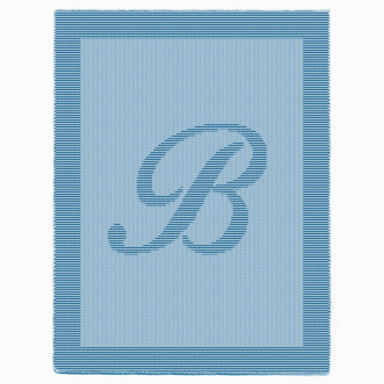 Letter B blanket Knitting Pattern, Knit and Purl only