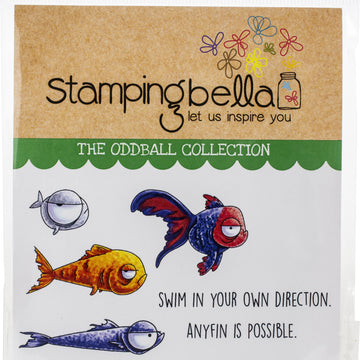 Stamping Bella Cling Stamps - Oddball Fish Set
