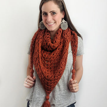 Granny Isosceles Triangle Scarf