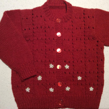 Windowpane Flowers Cardigan