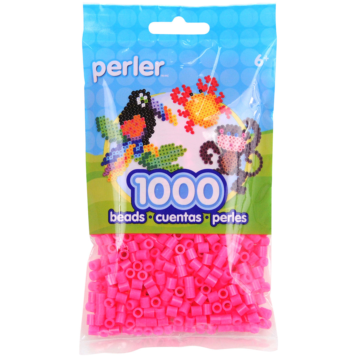 Perler Beads 1,000/Pkg - Magenta