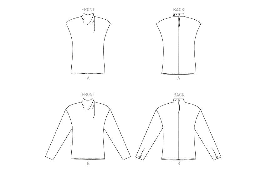 Vogue Sewing Misses' Blouse V1902 - Sewing Pattern