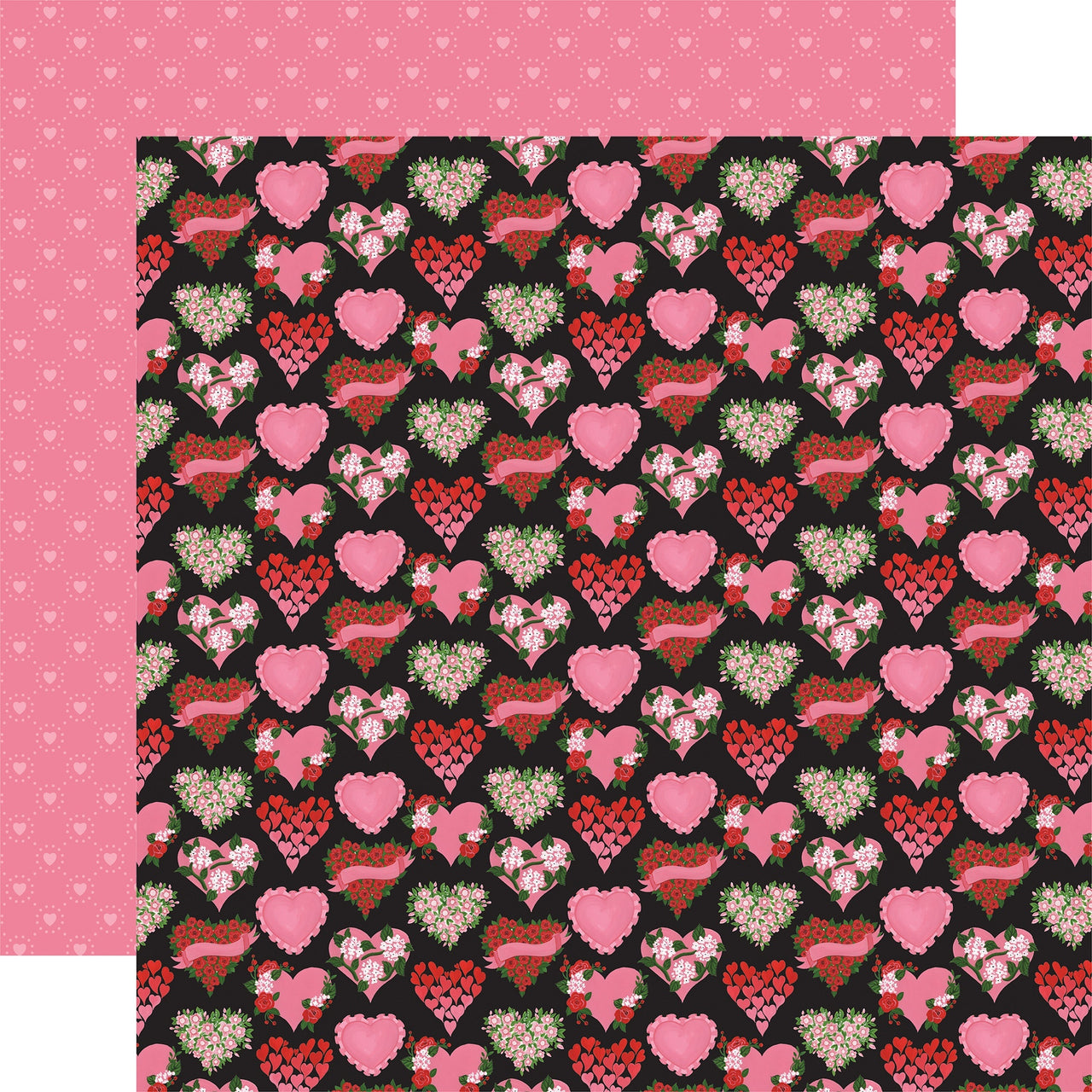 Echo Park Paper Be My Valentine Double-Sided Cardstock 12"X12" 25/Pkg - Box Of Chocolates