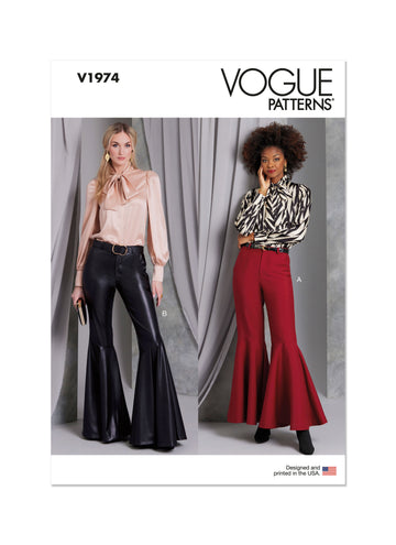 Vogue Sewing Misses' Pants V1974 - Sewing Pattern
