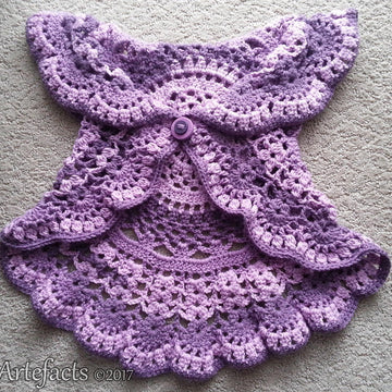 Lacy Mandala Vest For Girls